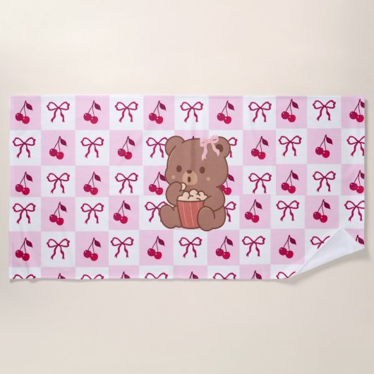 Bogen & Beren Strandhanddoek Strandlaken (Voorkant)