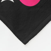Bogen & bling een cheer ding grappige cheerleading fleece deken (Hoek)
