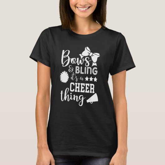 Bogen & bling Het is een kronkelende kaf. T-shirt (Voorkant)