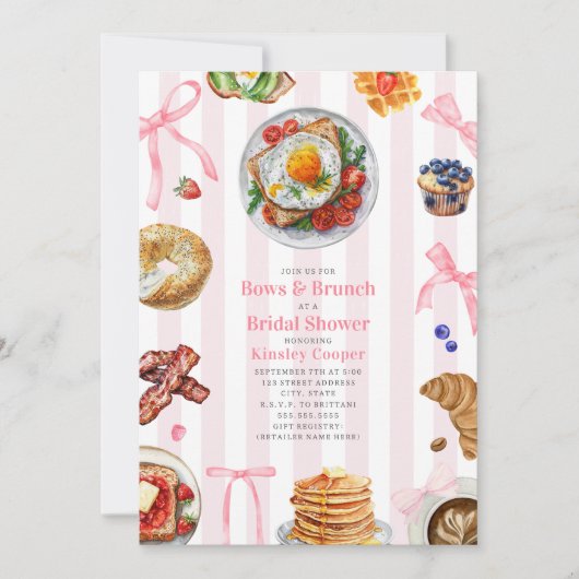 Bogen + brunch Vrijgezellenfeest Kaart (Voorkant)