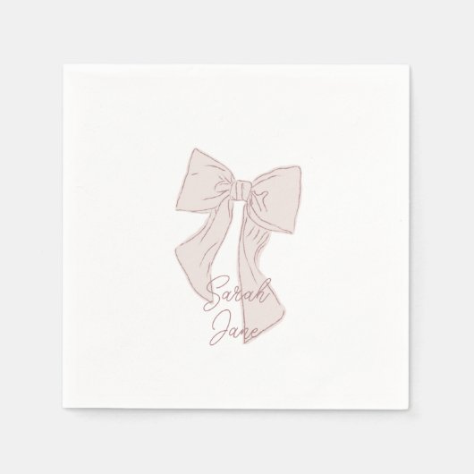 bogen cocktail servet (Voorkant)