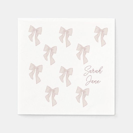 bogen cocktail servet (Voorkant)