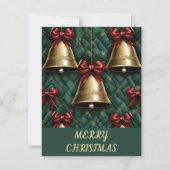 Bogen en Bellen - Kerstkaart (Voorkant)