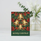 Bogen en Bellen - Kerstkaart (Staand voorkant)