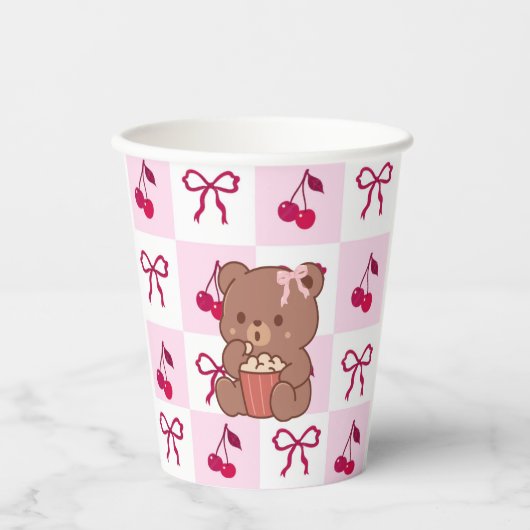 Bogen en beren papieren bekers (Voorkant)