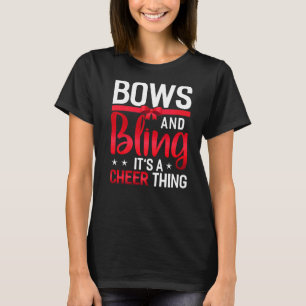 Bogen en Bling Het Een Cheerleader Ding Chee T-shirt