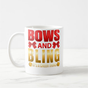 Bogen En Bling Het Is Een Cheer Ding Cheerleading Koffiemok