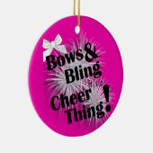 Bogen en bling Het is een Ornament. Keramisch Ornament (Rechts)