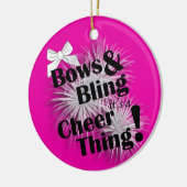 Bogen en bling Het is een Ornament. Keramisch Ornament (Links)