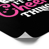 Bogen en bling zijn een choul-cherleader poster (Hoek)