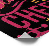 Bogen en bling zijn een kronkelende, koere sport poster (Hoek)