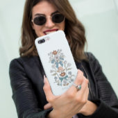 Bogen en bloesems Bloemblauw Case-Mate iPhone Case