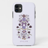 Bogen en bloesems Bloemen Lila Case-Mate iPhone Case (Achterkant)
