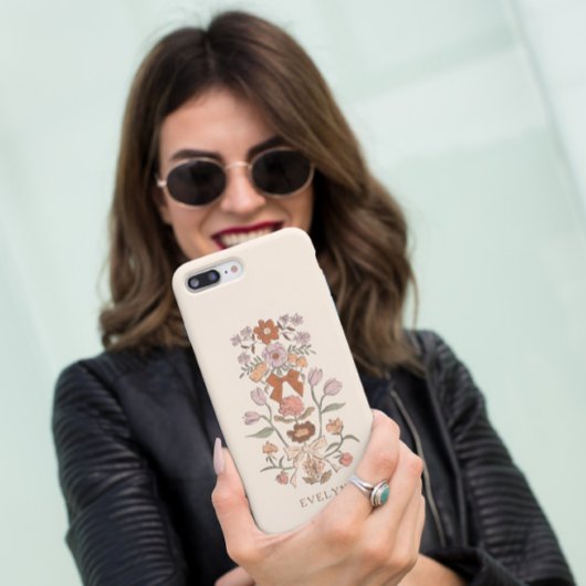 Bogen en bloesems Bloemen Terracotta Case-Mate iPhone Case