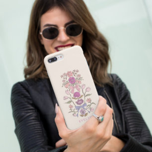 Bogen en bloesems Bloemrijk Roze Case-Mate iPhone Case