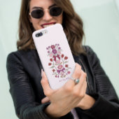 Bogen en bloesems Floral Magenta Case-Mate iPhone Case