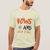 Bogen en Boos Y'all Halloween Mannen T-Shirt (Voorkant)