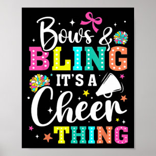Bogen en Cheerleading, het is een Cheer-ding, Grap Poster