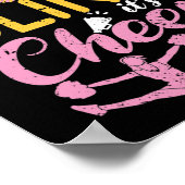 Bogen en knabberen zijn een kronkelende dans poster (Hoek)