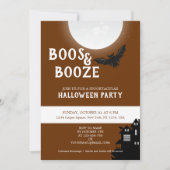 bogen en laarzen, Halloween Party Celebration Feestdagenkaart (Voorkant)