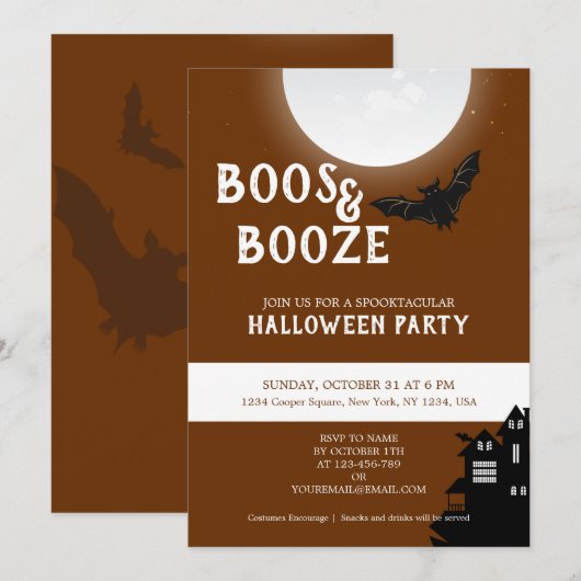 bogen en laarzen, Halloween Party Celebration Feestdagenkaart (Voorkant / Achterkant)