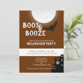 bogen en laarzen, Halloween Party Celebration Feestdagenkaart (Staand voorkant)