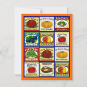 bogen- en rotsetiketten: blanco partijuitnodiging kaart (Voorkant)