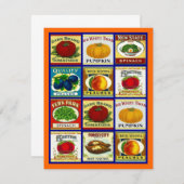  bogen- en rotsetiketten: blanco partijuitnodiging kaart (Voorkant / Achterkant)