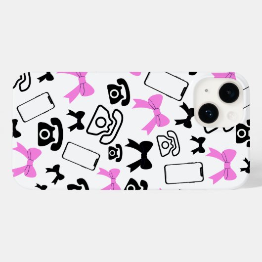 Bogen en telefoons iPhone Case (Achterkant (horizontaal))