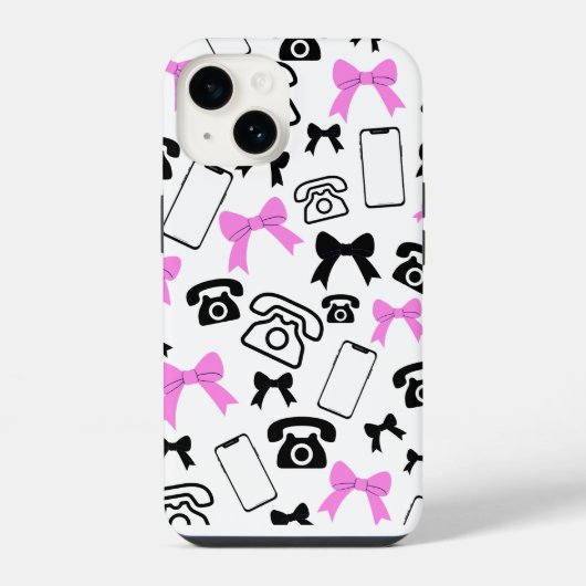 Bogen en telefoons iPhone Case Hoesje (Achterkant)
