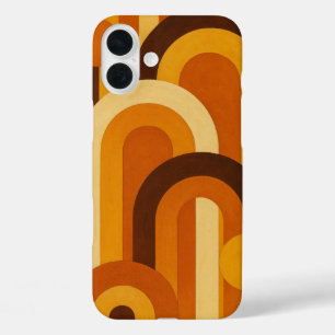 Bogen en zonnevlekken Retro MCM geometrisch ontwer iPhone 16 Plus Hoesje