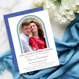 Bogen & Fotostate Trouwceremonie Kaart