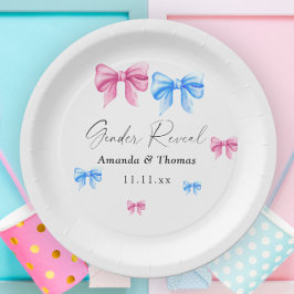 Bogen Geslacht onthullen. Meisje of Jongen Papieren Bordje