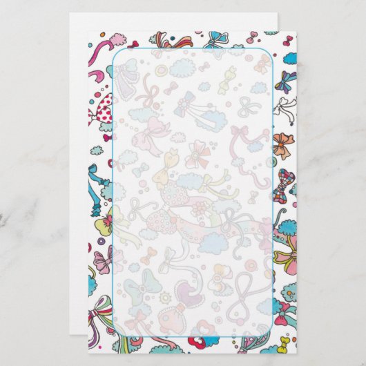 Bogen in de hemel briefpapier (Voorkant / Achterkant)