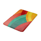 Bogen in levendige kleuren badmat (Gekanteld)