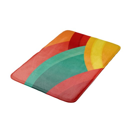 Bogen in levendige kleuren badmat (Gekanteld)