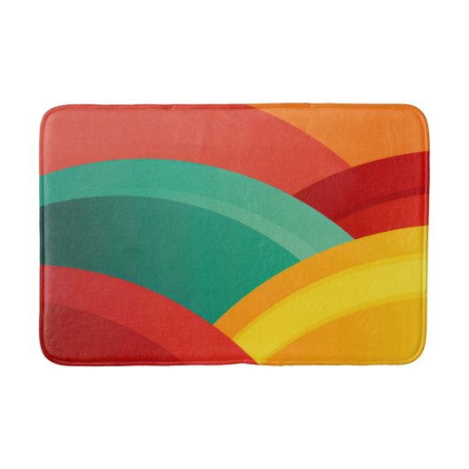 Bogen in levendige kleuren badmat (Voorkant)