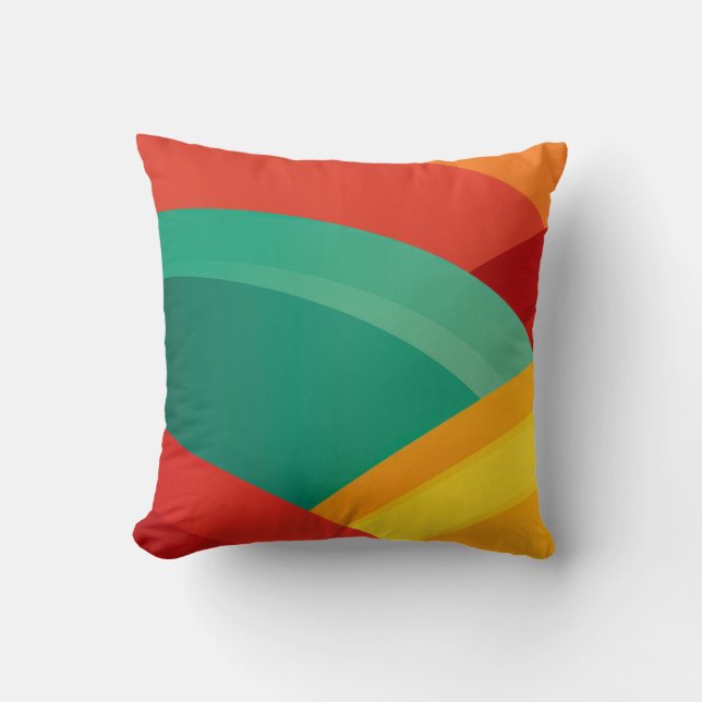 Bogen in levendige kleuren kussen (Voorkant)