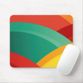 Bogen in levendige kleuren muismat (Met muis)