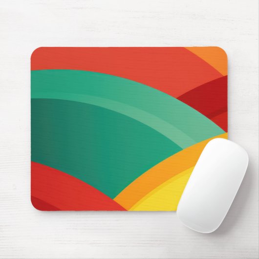 Bogen in levendige kleuren muismat (Met muis)