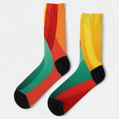 Bogen in levendige kleuren sokken (Links)