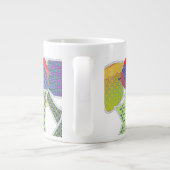 Bogen met patronen grote koffiekop (Achterkant)