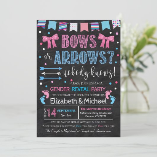 Bogen of pijlen Genderonderzoek Kaart (Staand voorkant)