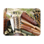 Bogen, pijlen en vijvers, voor boogschieten magneet (Horizontaal)