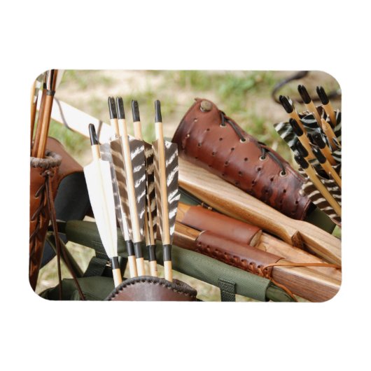 Bogen, pijlen en vijvers, voor boogschieten magneet (Horizontaal)