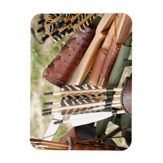 Bogen, pijlen en vijvers, voor boogschieten magneet (Verticaal)