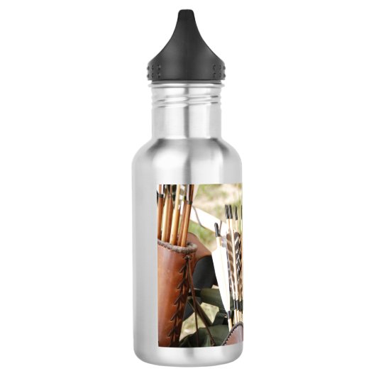 Bogen, pijlen en vijvers, voor boogschieten waterfles (Links)