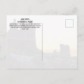 Bogen The Three Gossips en Sheep Rock, zonsopgang Briefkaart (Achterkant)