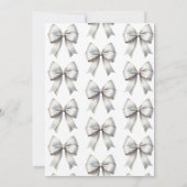 Bogen voor geloften gouden witte boog Vrijgezellen Kaart (Achterkant)