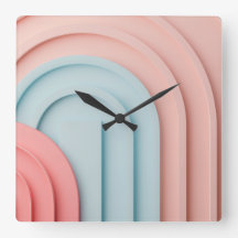 Bogen vormen achtergrond in pastelkleuren